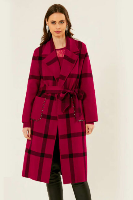 Maison Form’elle Cappotto Nero/Magenta