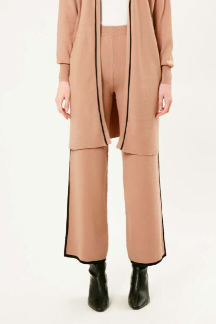 INFLUENCER PANTALONE-BEIGE/BLACK