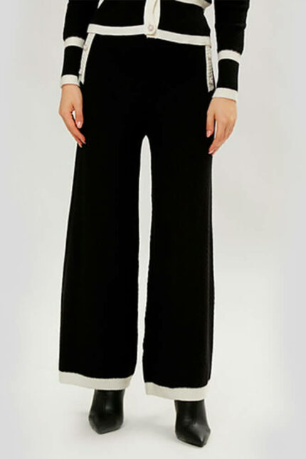 INFLUENCER PANTALONE-BLACK/MILK