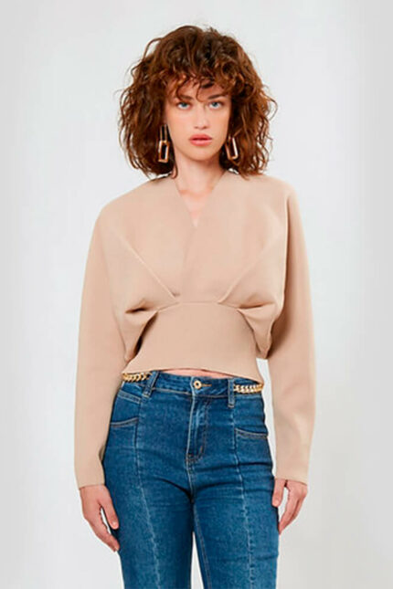 INFLUENCER MAGLIA-BEIGE