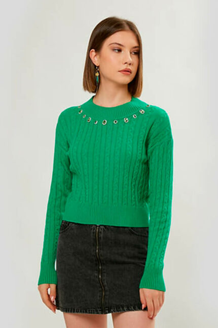 INFLUENCER MAGLIA-EMERALD