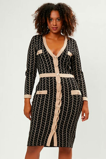 Maison Form’elle Abito - Black/Beige