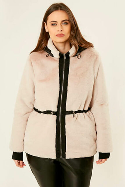 Maison Form'elle Giubbotto-Beige/Black