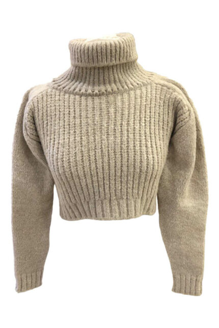 Maglione Dolcevita Silence Limited - Beige