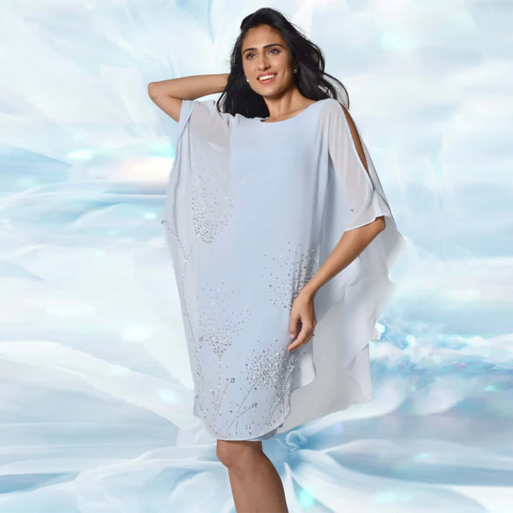 Abito hotsell corto chiffon