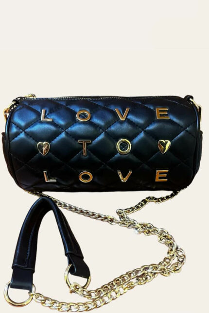 Borsa Love to Love in Similpelle con Lavorazione Trapuntata