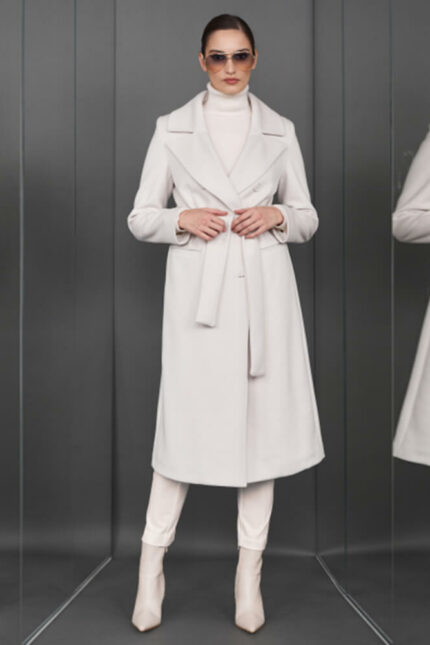 Cappotto Edas con Cintura