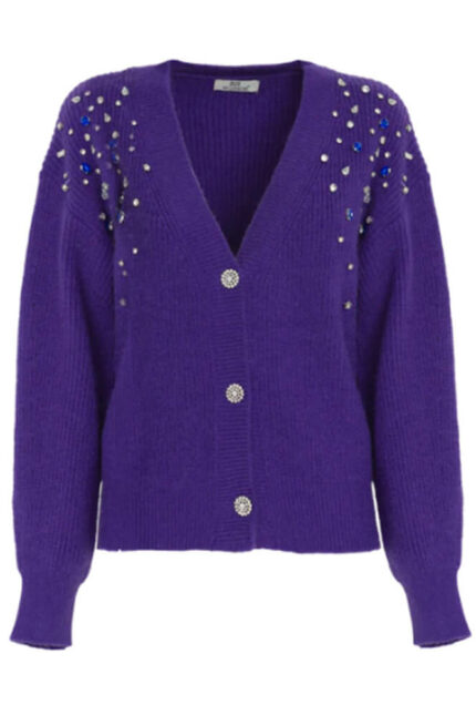 Cardigan Influencer con Pietre Argento