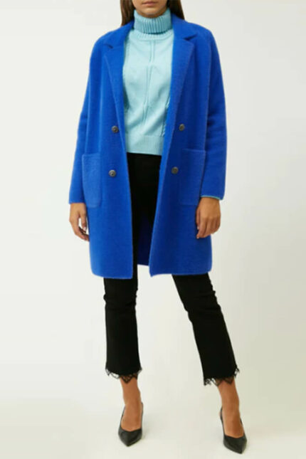 Cappotto Influencer con Bottoni di Strass