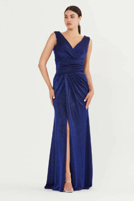 Abito Lungo Bianca Brandi Blu