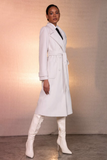 Edas cappotto lungo con cintura